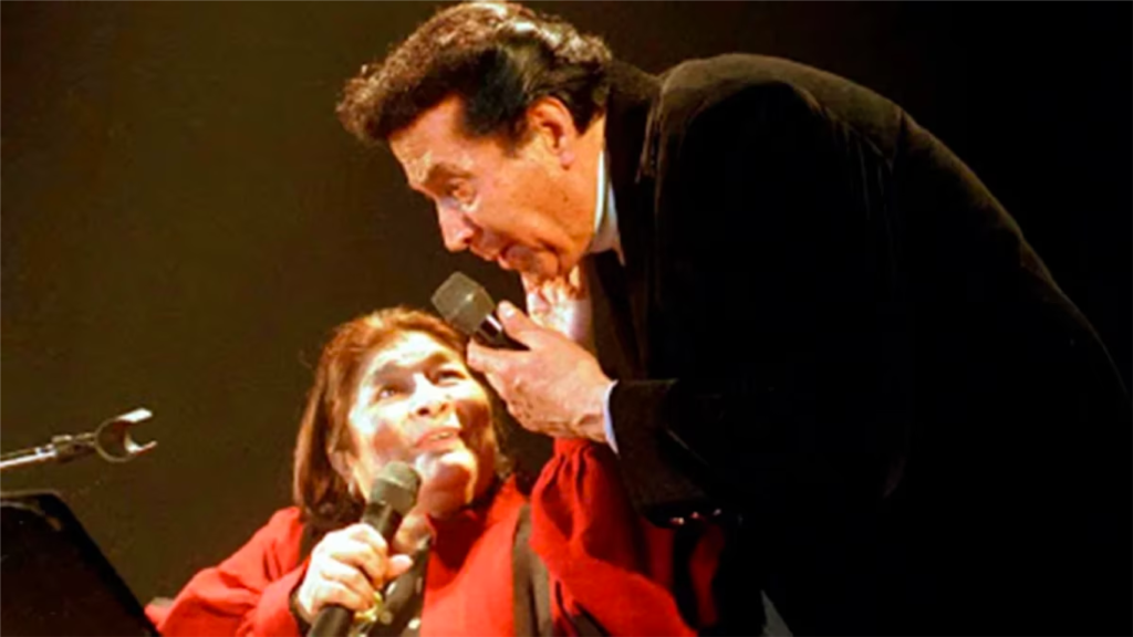 Mercedes Sosa + Tito Francia (Infobae)
